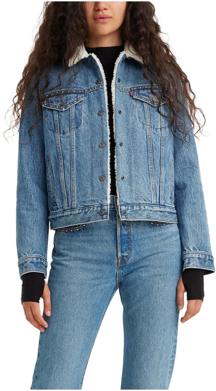 

Куртка Levi's Womens Original Sherpa Trucker Jacket, цвет Stellar Spectra Trucker