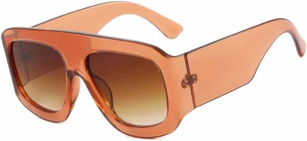 

Солнцезащитные очки с защитой UV400 | Увеличенная оправа, линзы конфетного цвета | Для женщин и мужчин, для занятий спортом на открытом воздухе и вождения DSVIGF, Tea Gradient Coffee