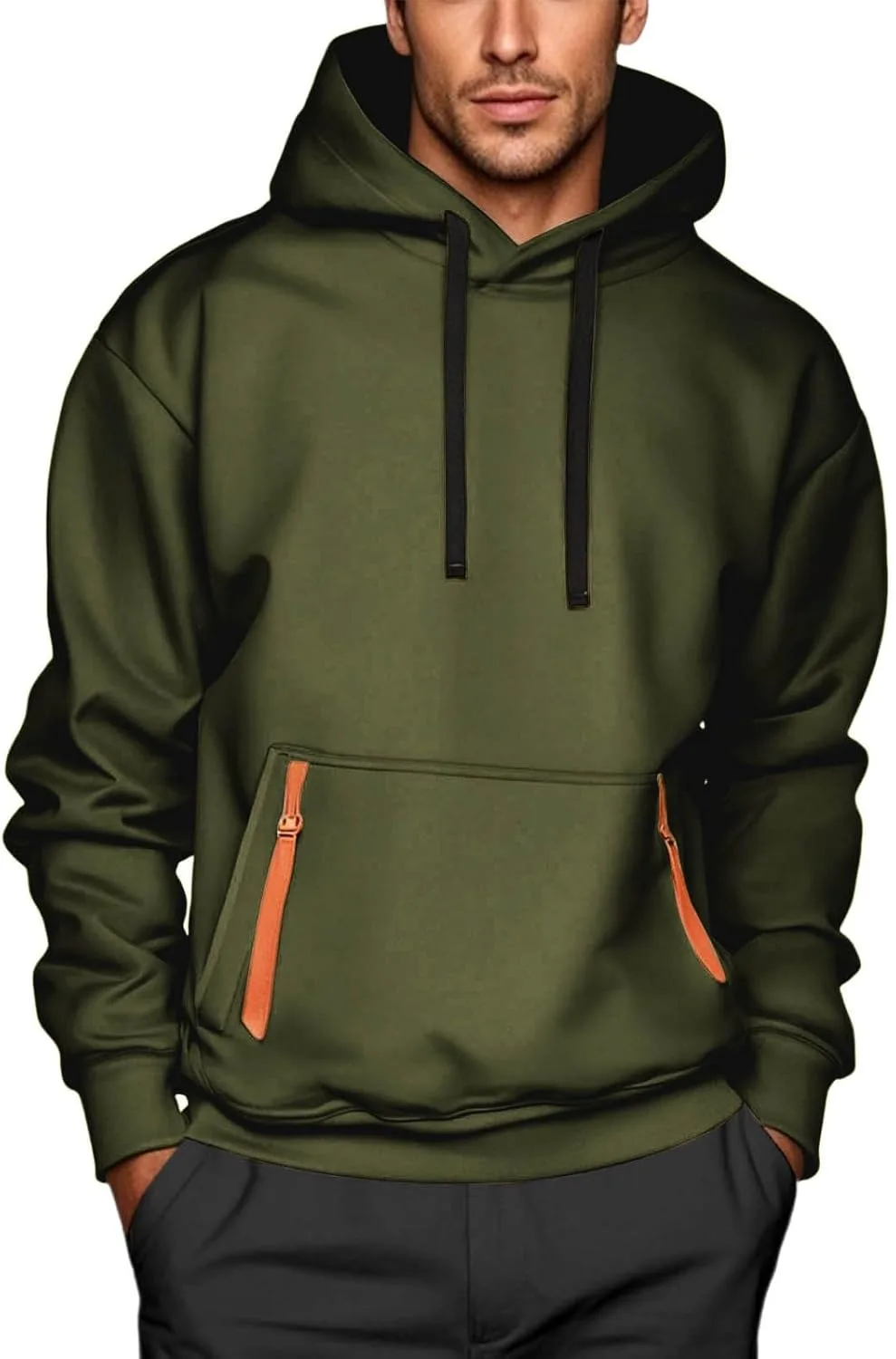 

Толстовка с капюшоном и карманами