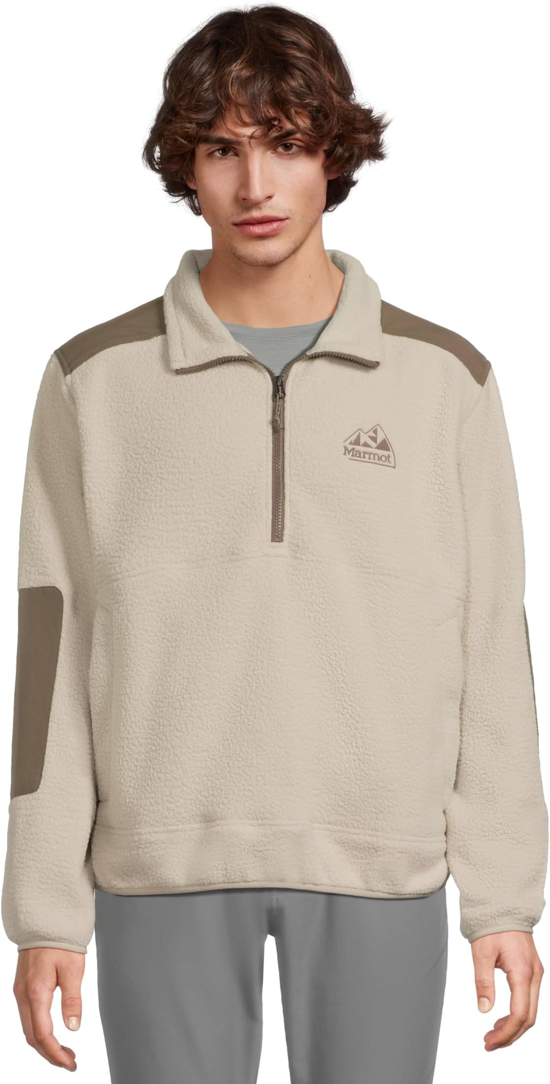 

Мужской флисовый пуловер Wanderer с высоким ворсом Marmot, Birch Bark