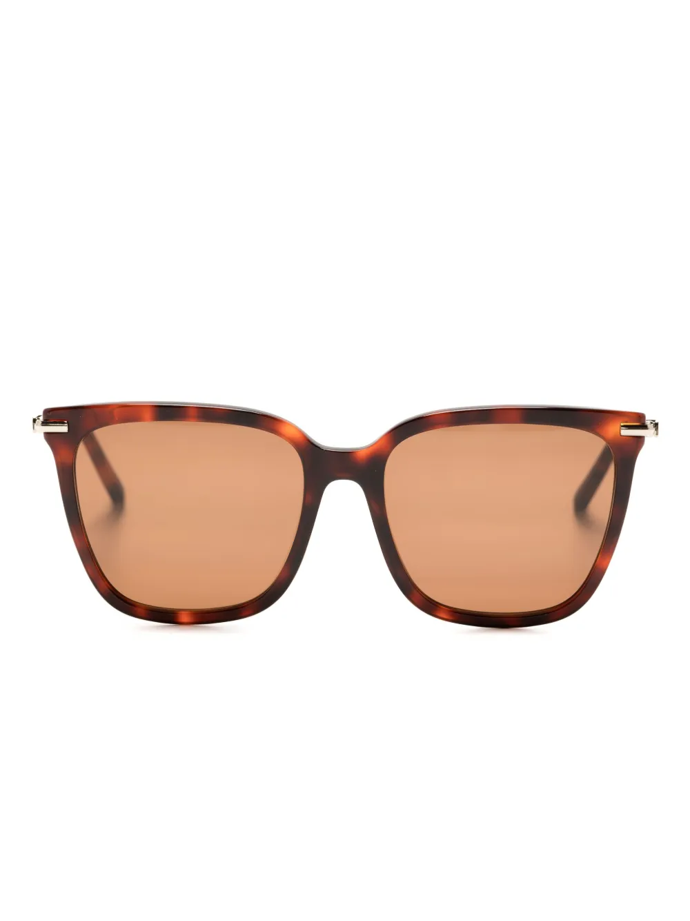 

Солнцезащитные очки в квадратной оправе Ferragamo, коричневый