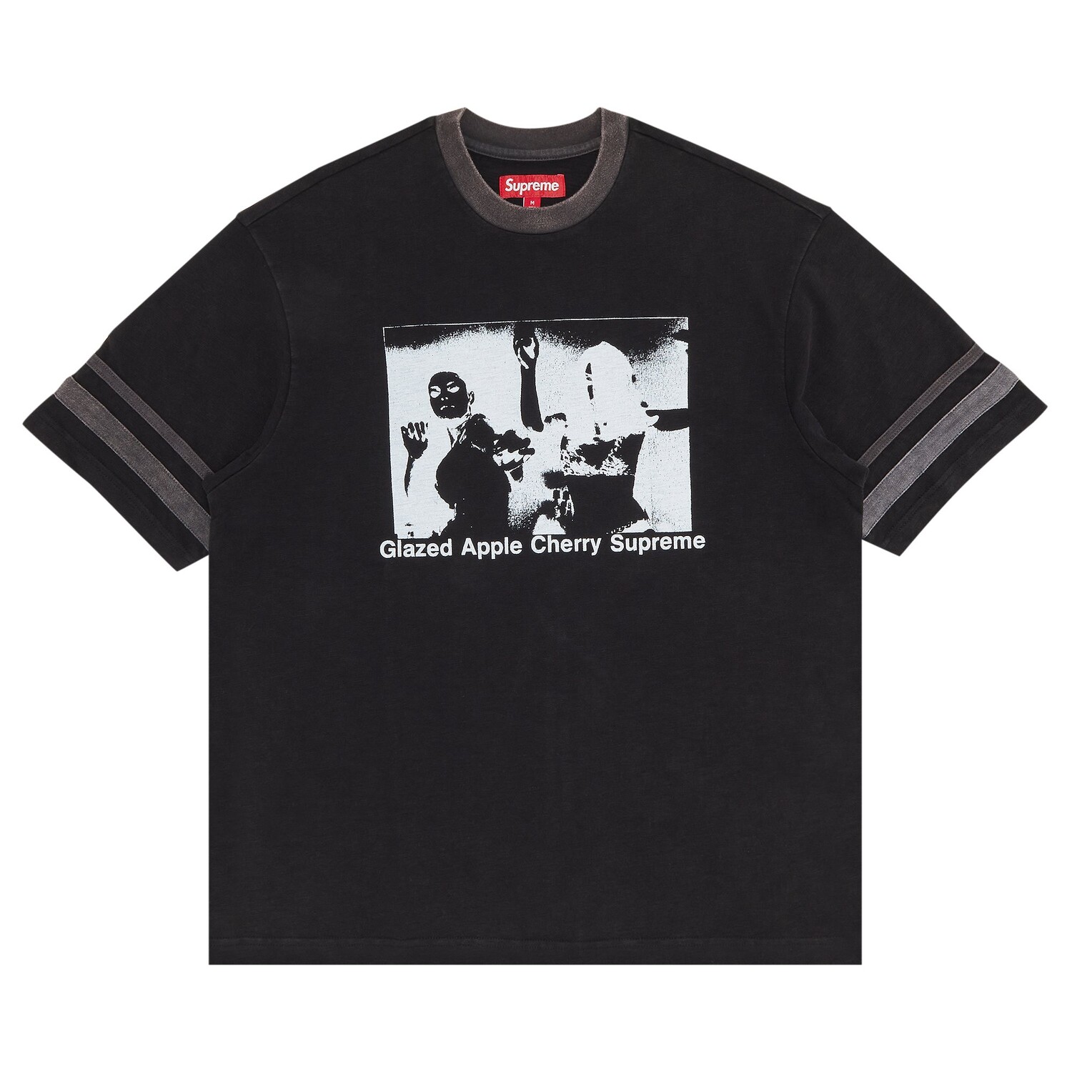 

Спортивный топ с короткими рукавами Supreme Glazed, черный
