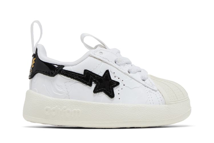 

Кроссовки BAPE x Superstar 360 I 'White Black', белый