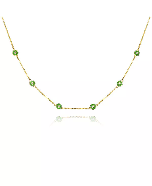 

Ожерелье Petit Bubble зеленого цвета Anna Zuckerman, green