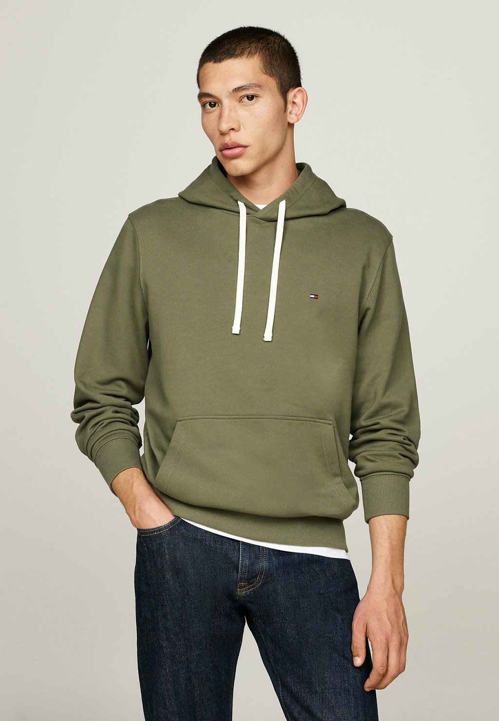 

Толстовка FLAG EMBROIDERY - Hoodie Tommy Hilfiger, цвет Battle Green