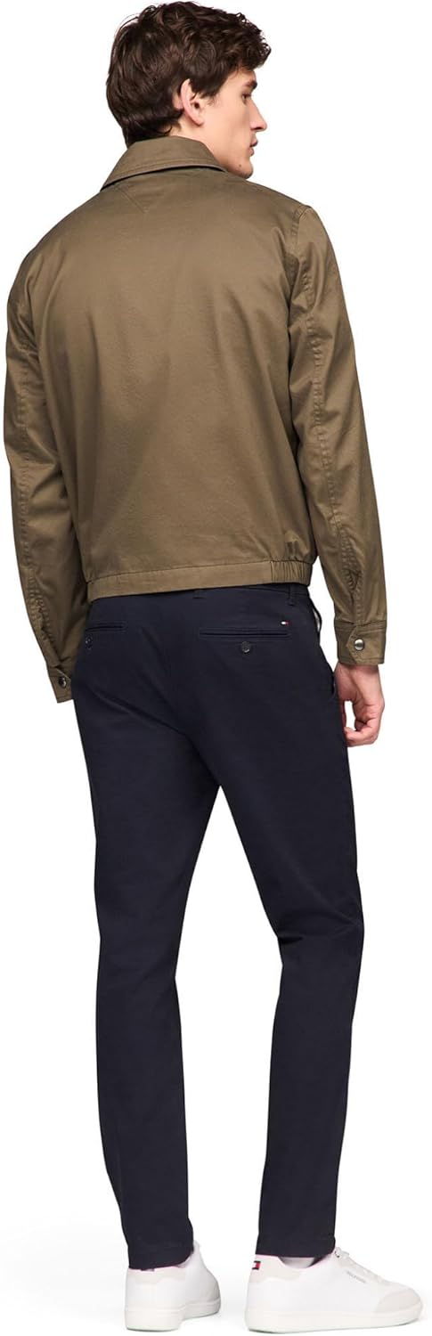 Легкая мужская куртка Tommy Hilfiger из хлопка Ivy, Army Green — фото 3