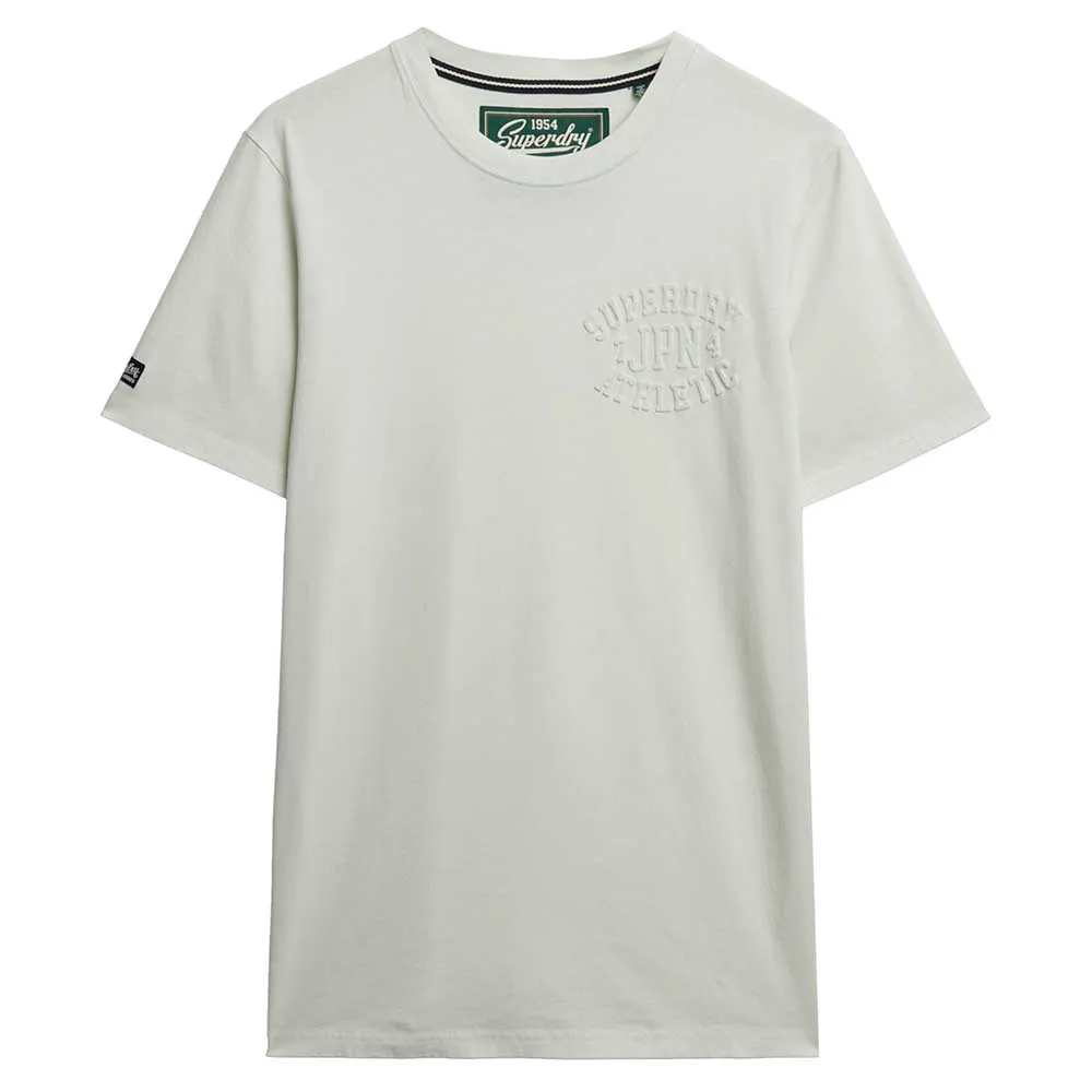 

Футболка с коротким рукавом Superdry Athletic Emboss Relaxed Fit, бежевый