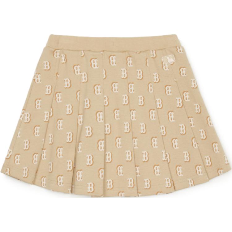 Повседневная юбка для детей 3-7 лет beige MLB KIDS, бежевый — фото 3