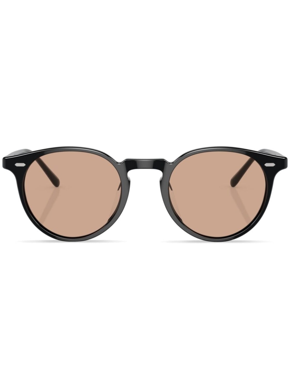 

Солнцезащитные очки N.02 в круглой оправе Oliver Peoples, черные