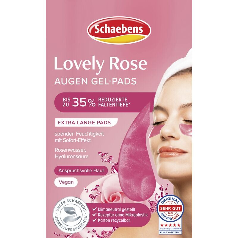 

Гелевые подушечки для глаз Lovely Rose Schaebens, 2 шт.