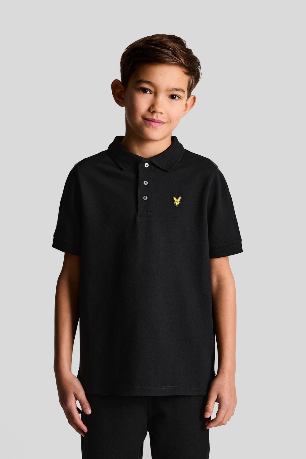 

Классическая рубашка-поло для мальчика Lyle & Scott, черный