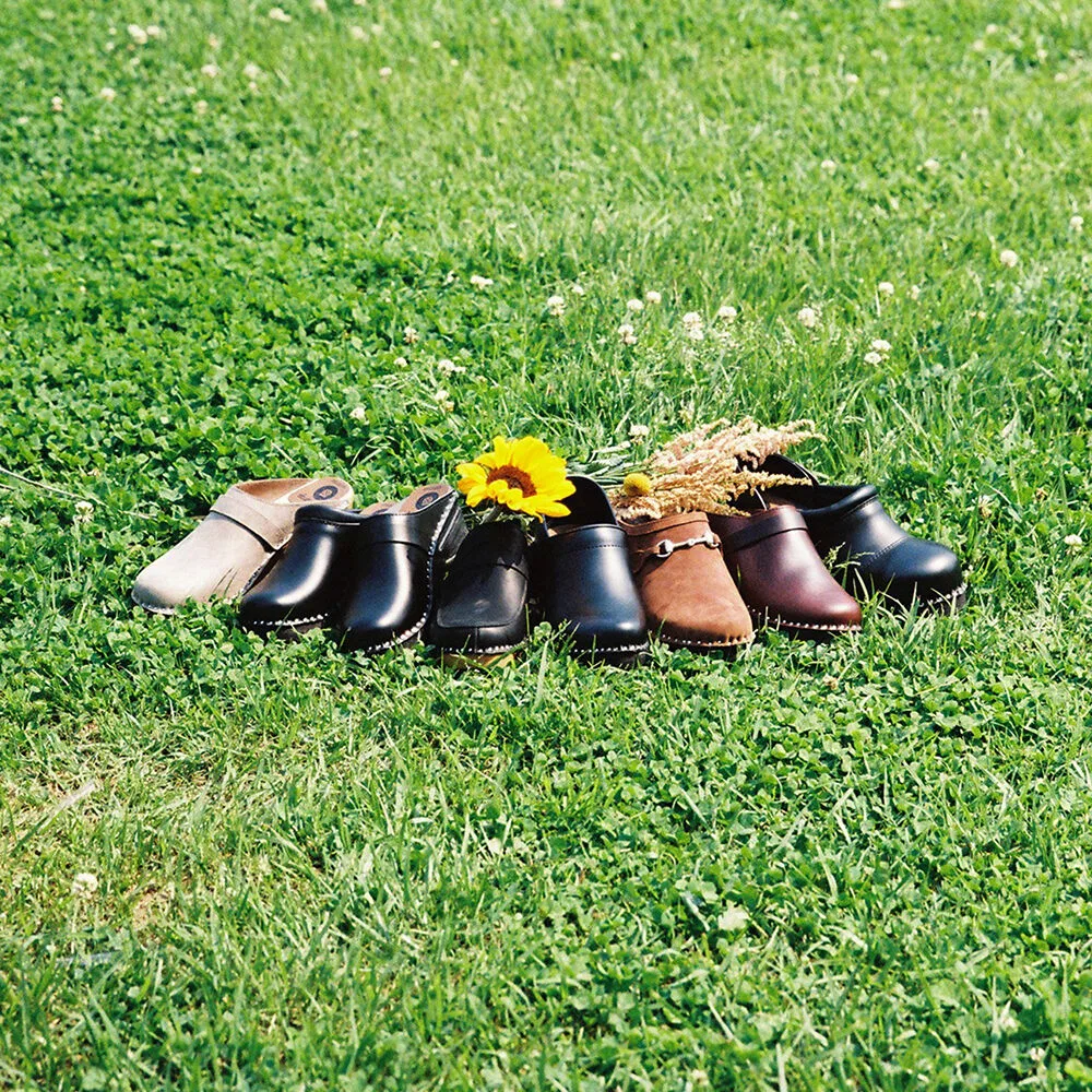 Мужские чёрные лоферы-мюли Durer от Troentorp Clog — фото 3