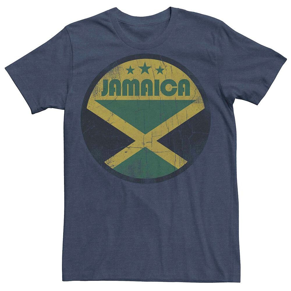 

Мужская футболка с рисунком Jamaica Circle Licensed Character, цвет Navy Heather