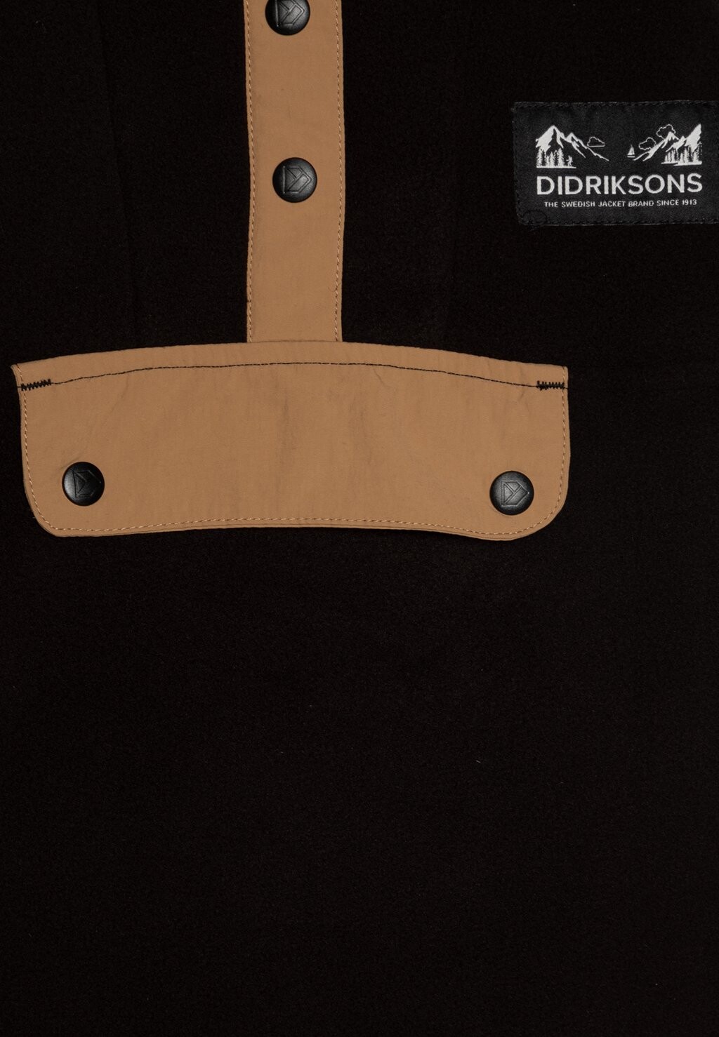 

Флисовый джемпер YOKTO UNISEX Didriksons, черный