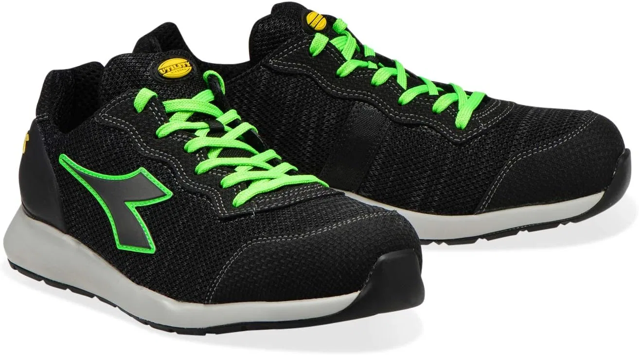 Мужские спортивные кроссовки UTILITY DIADORA Strike MDS Weave S3 HRO Src, Black Green — фото 4