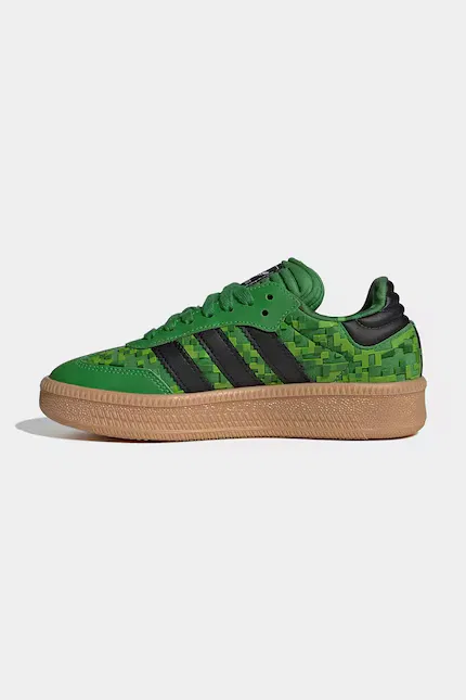Кроссовки детские Minecraft SAMBA XLG Adidas Originals, зеленый — фото 4