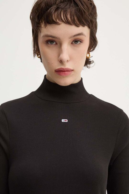 

Лонгслив Tommy Jeans, черный