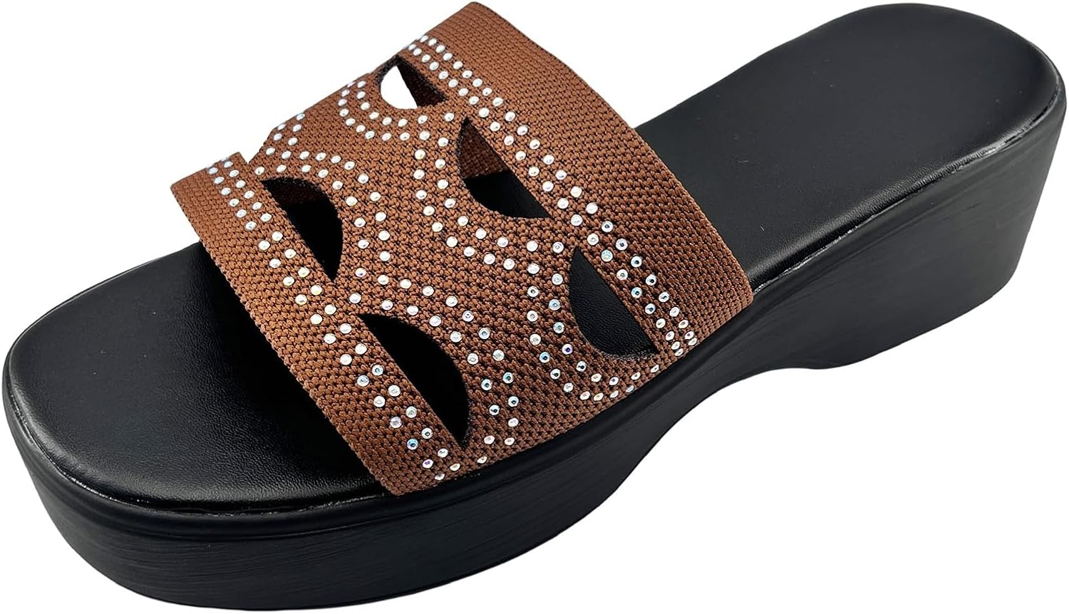 

Женские сандалии с горкой, подошвенный фасциит, обувь с поддержкой свода стопы, толстые тапочки с открытыми носками, бохо-пляжные сандалии, летние сандалии для ходьбы, удобная повседневная обувь, йога-коврик Generic, коричневый