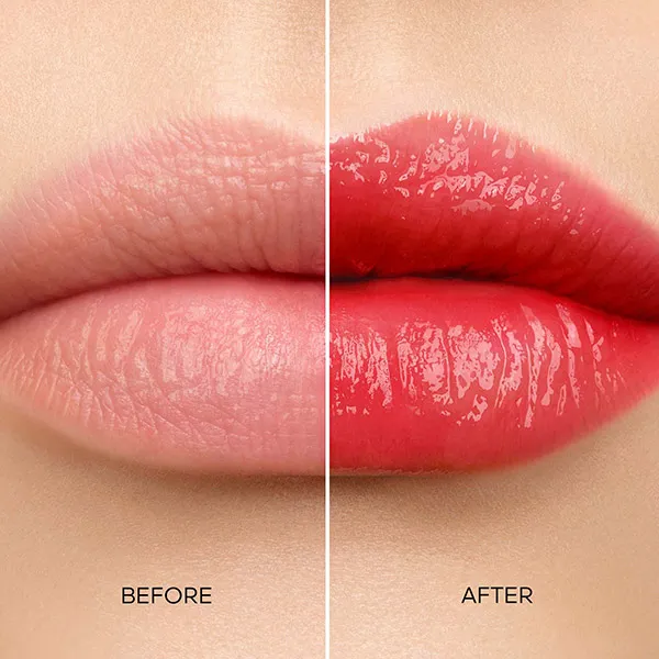 Тонированный бальзам для губ Kisskiss Bee Glow Guerlain, цвет poppy glow — фото 4