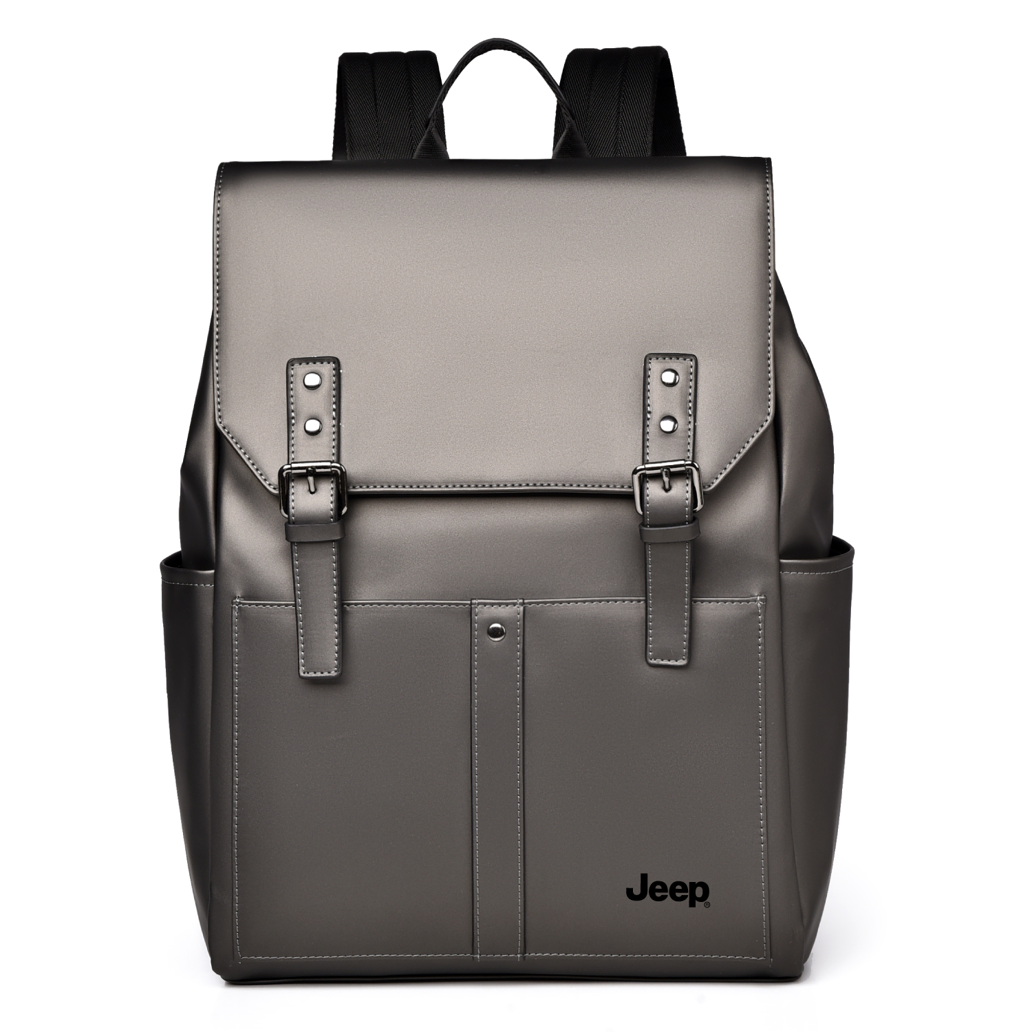 

Jeep Рюкзак Membrana Dermalis Good Looking Versatile Commute Travel Laptop Bag для мужчин, светло-серый/металлик/черный