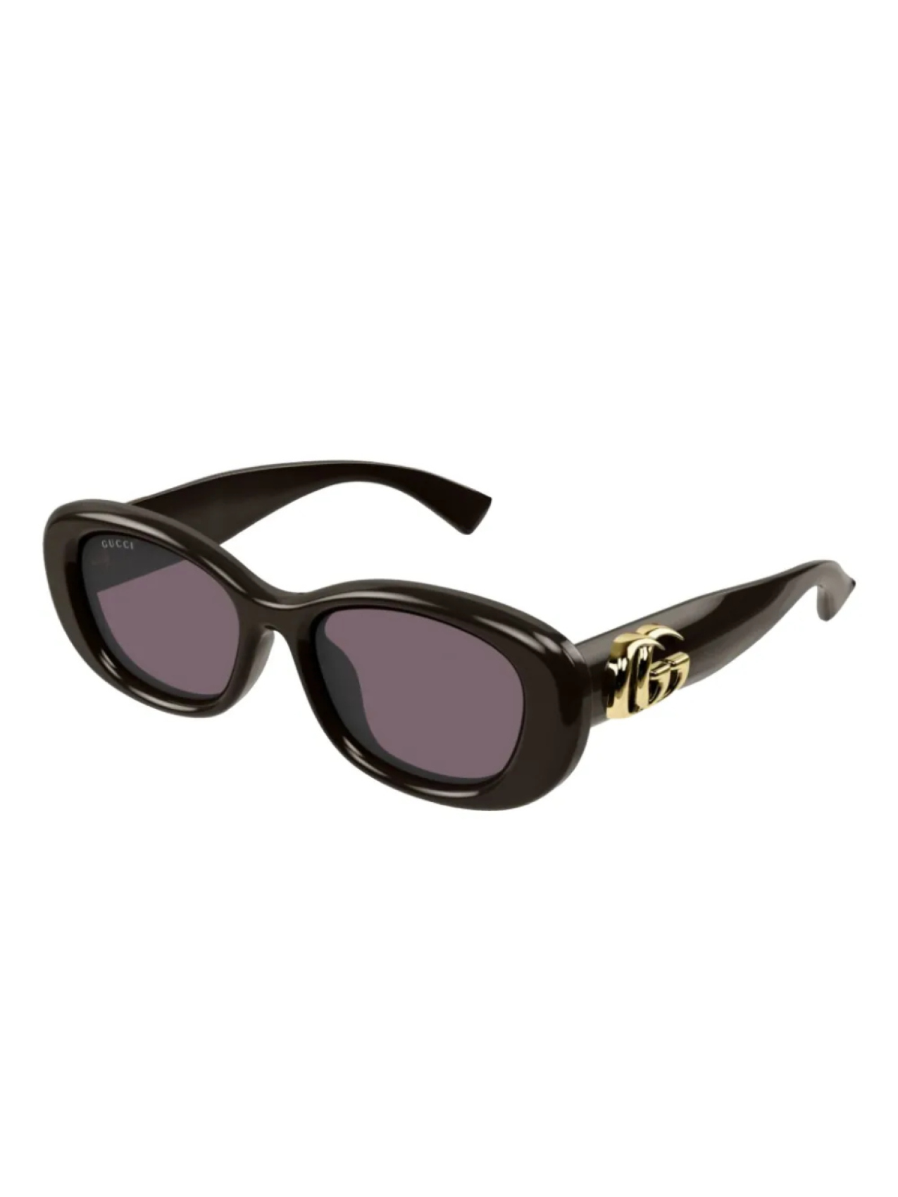 Солнцезащитные очки Double G Gucci Eyewear, черный — фото 2