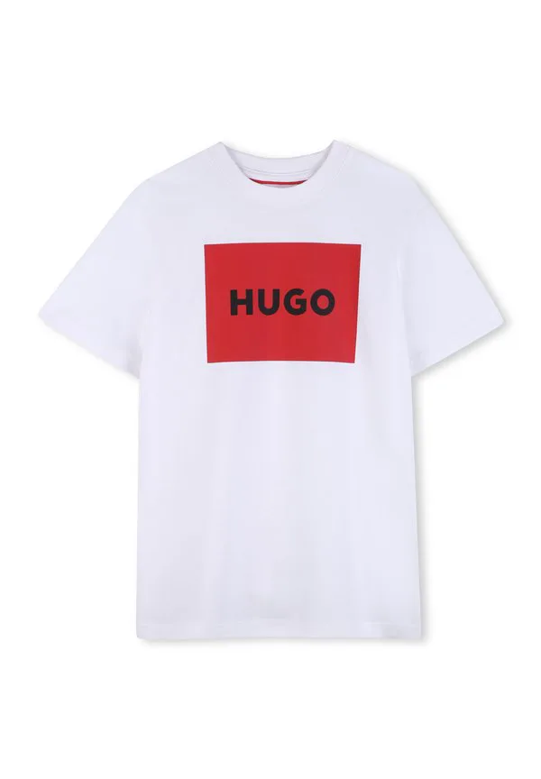 Футболка с принтом Hugo Kids, White