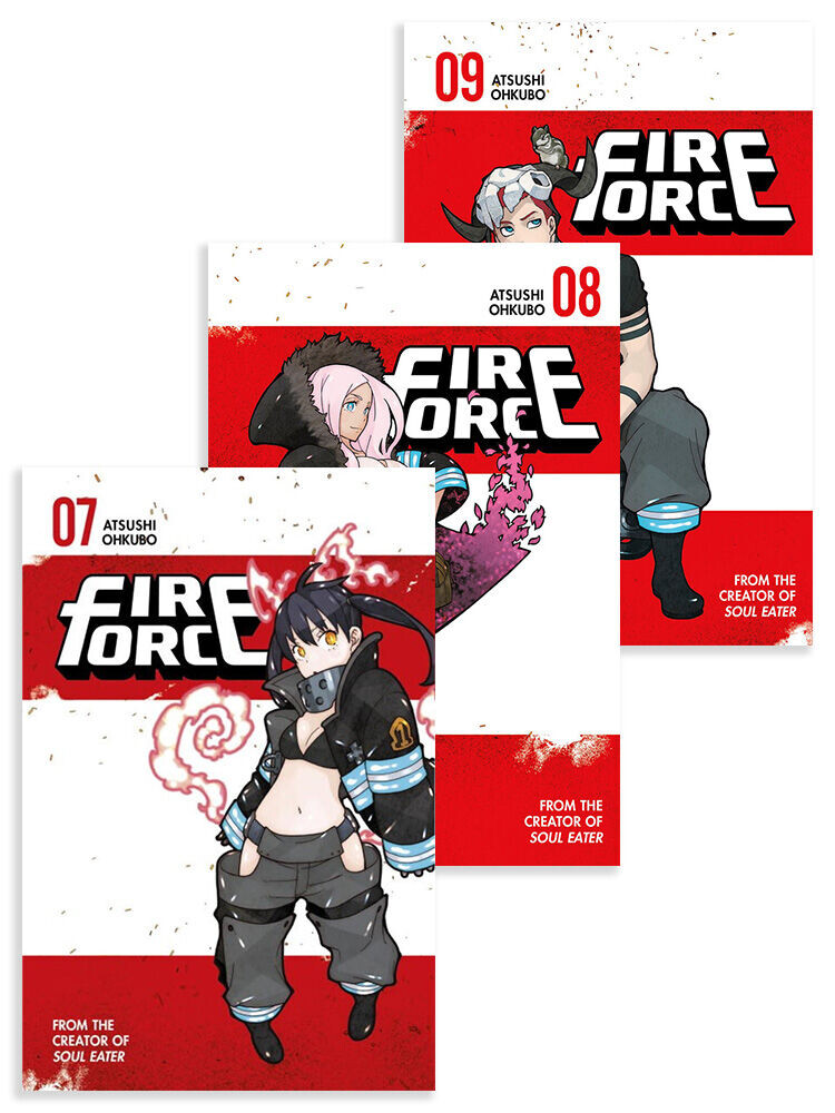 

Манга Fire Force Manga (7-9) Bundle