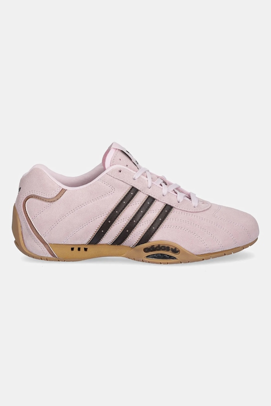 Замшевые кроссовки Adiracer LO Adidas Originals, розовый — фото 2