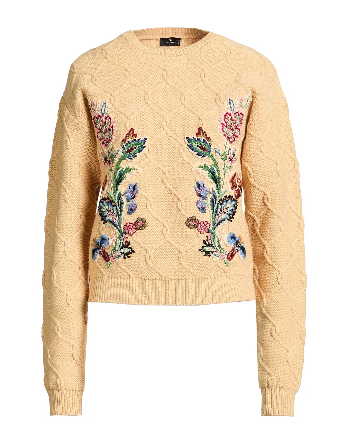 Свитер с вышивкой ETRO Sand