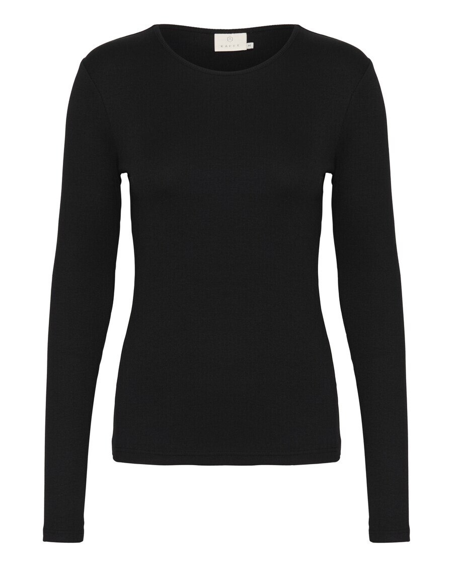 

Лонгслив Kaffe Shirt Carna, черный
