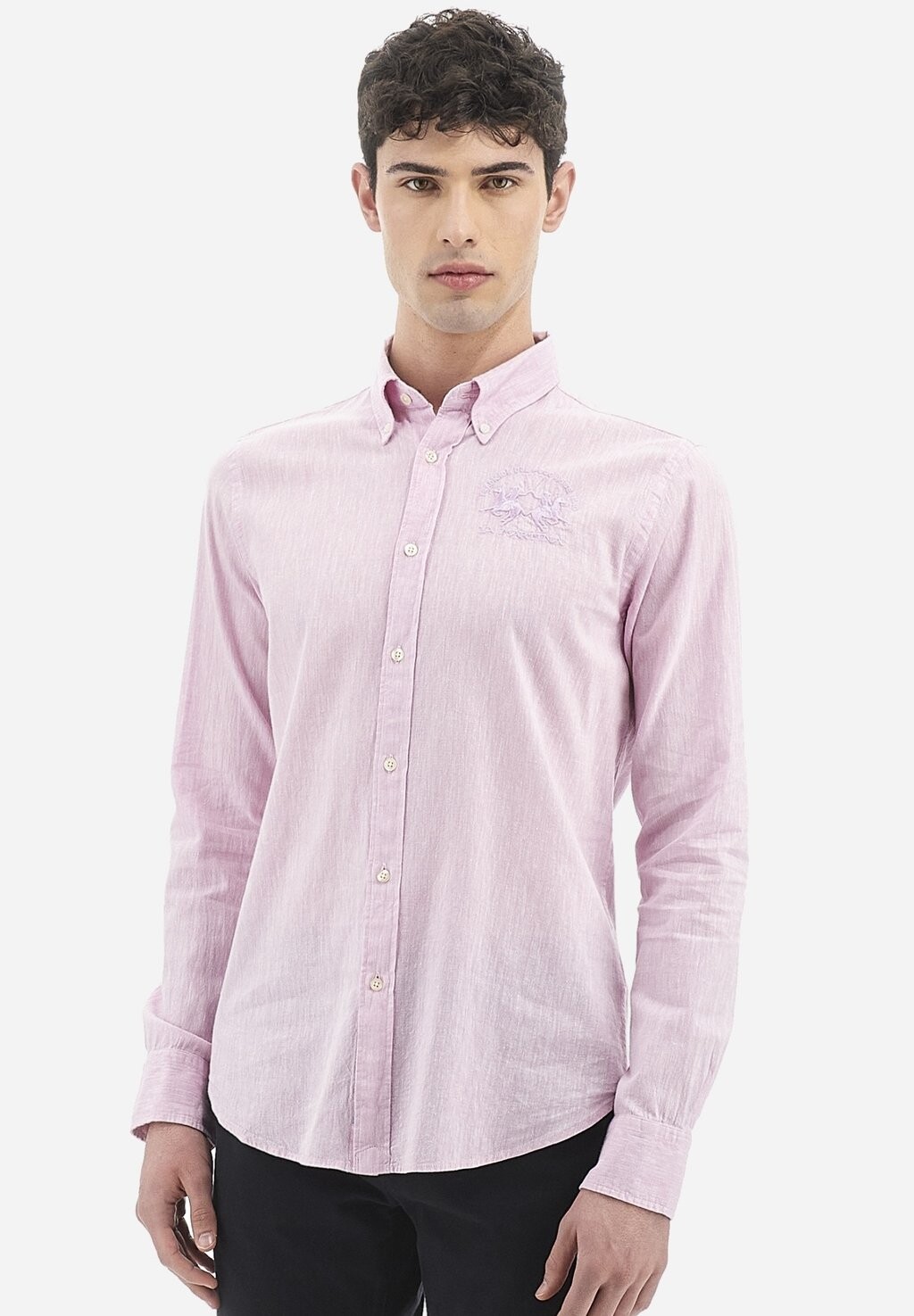 

Рубашка Long-Sleeved Shirt La Martina, цвет sheer lilac