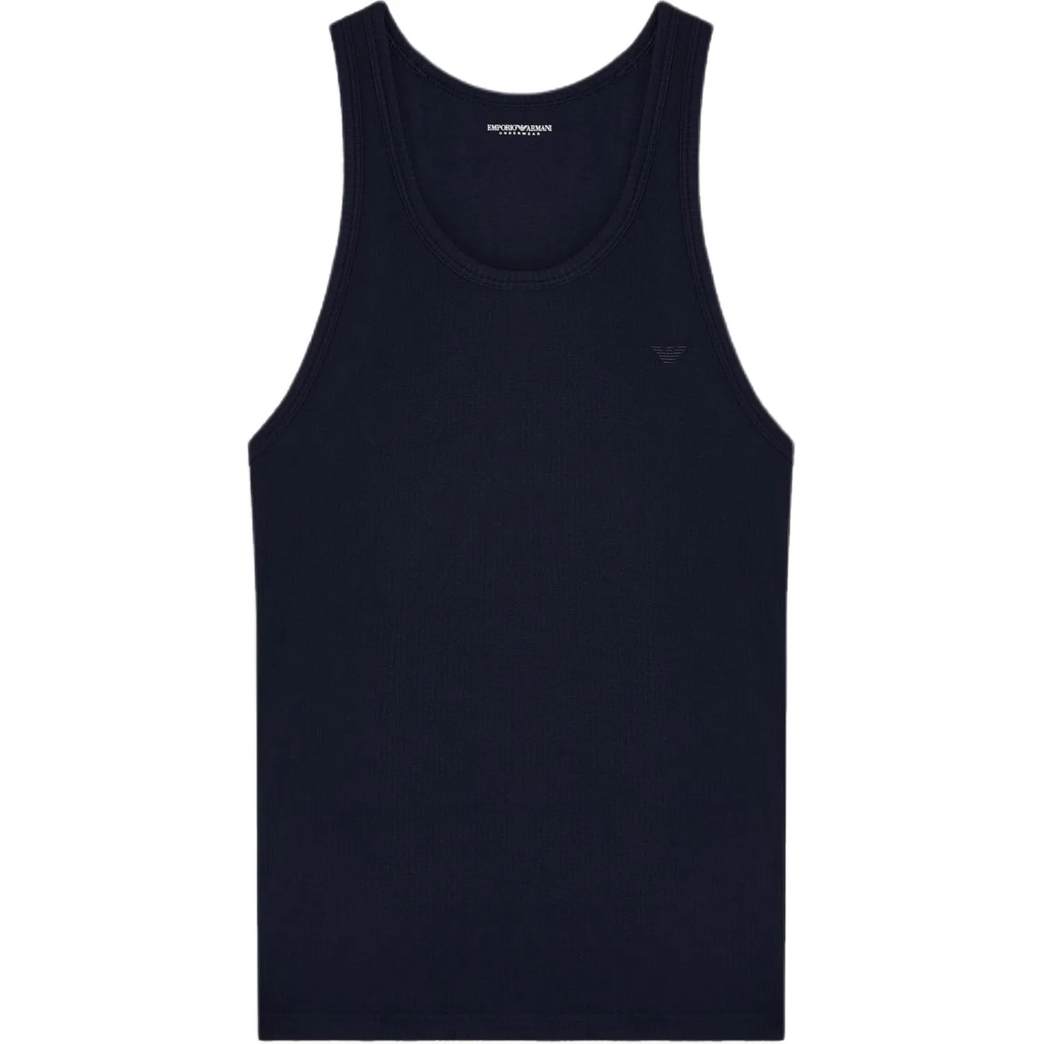 Майка мужская синяя Crew Neck Moderate Straight Fit EMPORIO ARMANI, Blue