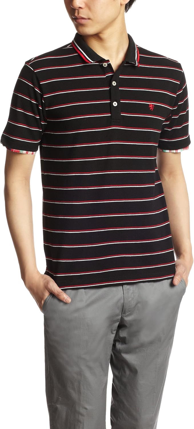 

Поло в полоску, окрашенное пряжей Pink Ponk Pincponc, черный