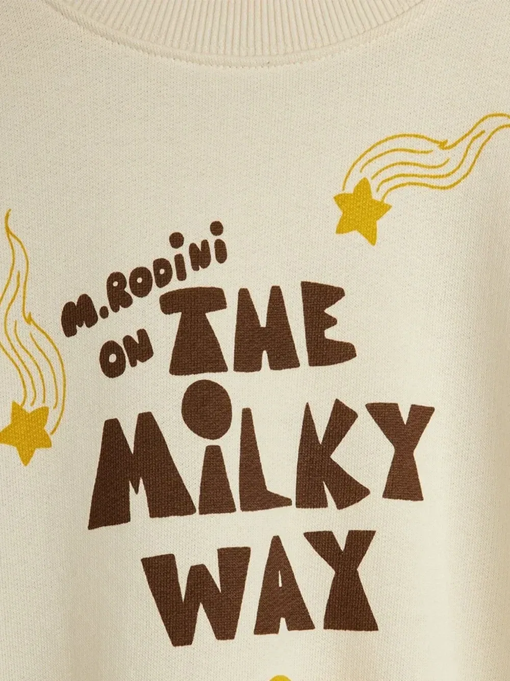 Свитшот Milky Way Mini Rodini, бежевый — фото 3