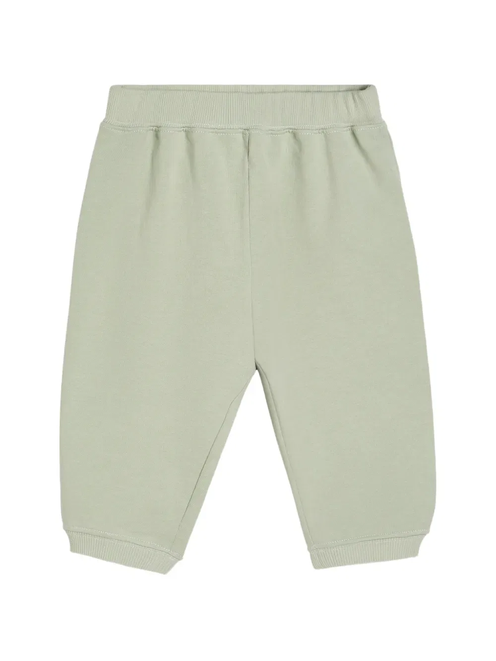 Хлопковые брюки Baby Bernie из французской махровой ткани Brunello Cucinelli Kids, зеленый