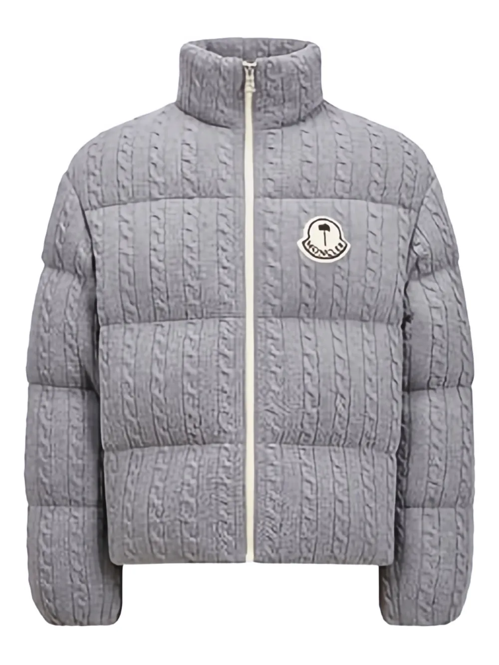 

Стеганая куртка Austru фактурной вязки Palm Angels x Moncler, зеленый