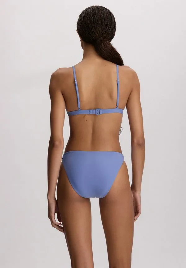 Топ от бикини с v-образным вырезом Polo Ralph Lauren, Blue Mist — фото 4