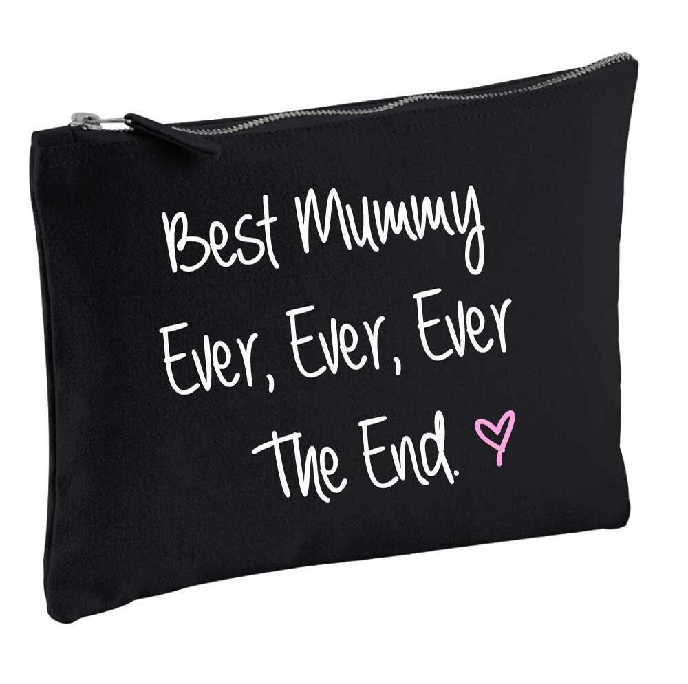 

Черная косметичка Best Mummy Ever Ever Ever The End 60 SECOND MAKEOVER, черный