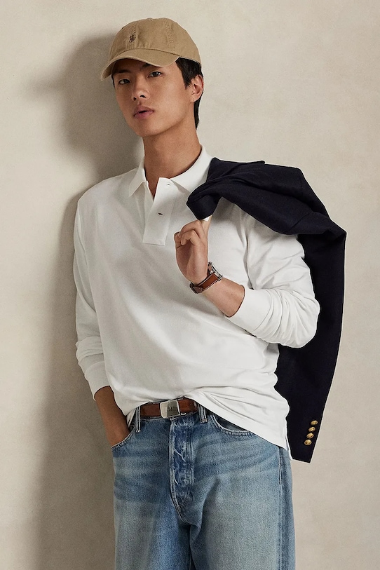 

Лонгслив Polo Ralph Lauren, белый