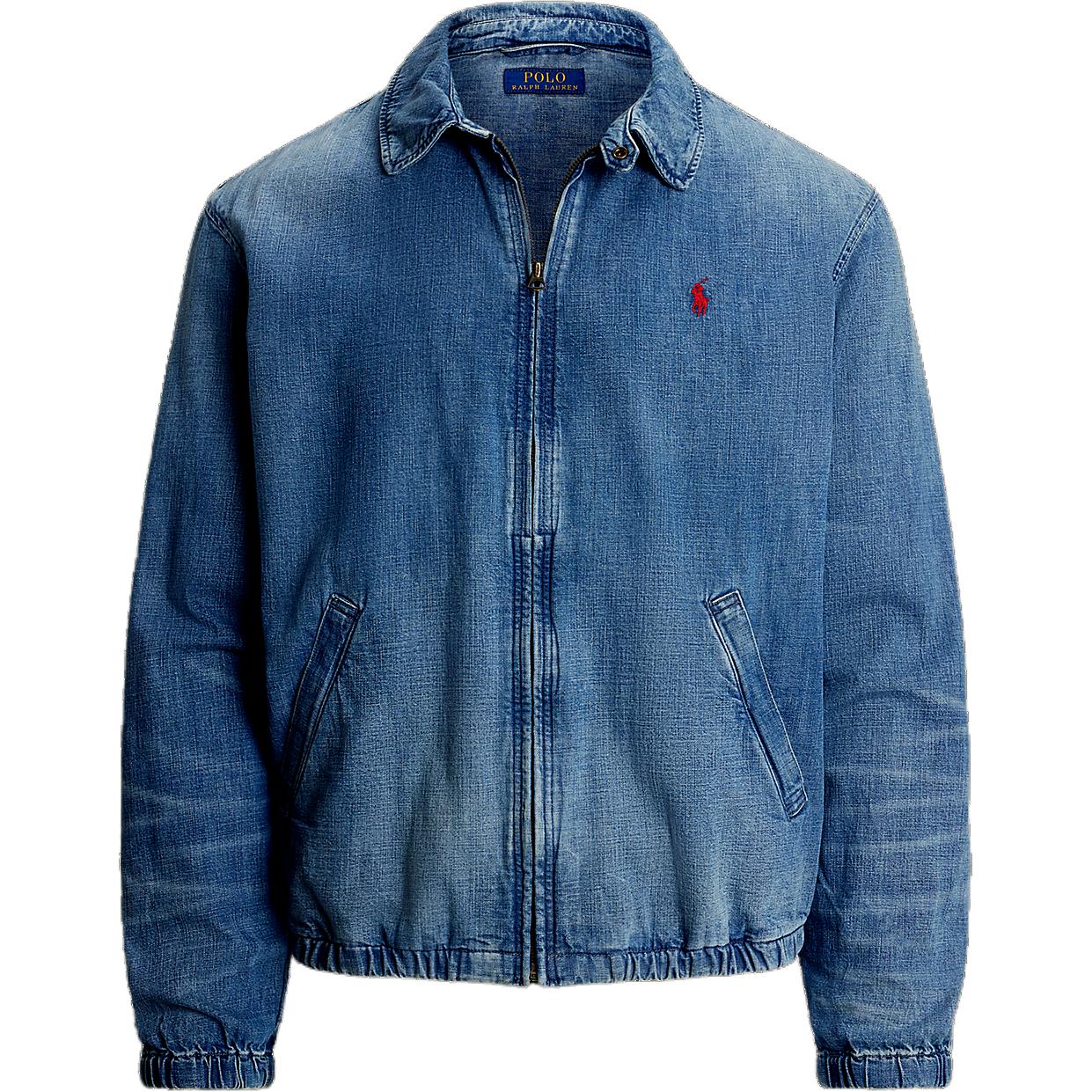 Polo Ralph Lauren Джинсовая куртка мужская синяя, Blue — фото 3