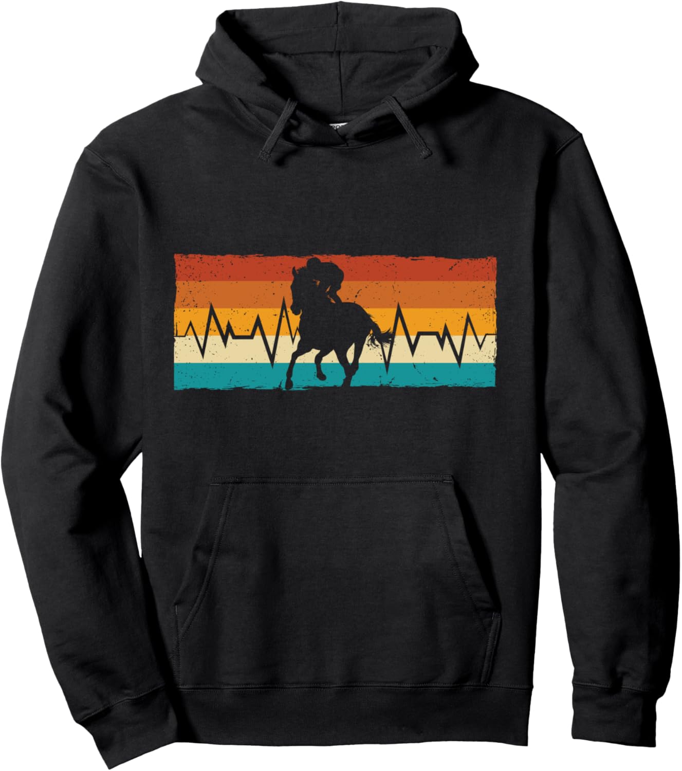 

Худи для любителей верховой езды Equestrian Riding Heartbeat Equestrian Lovers Equestrian Hoodie Horseback Riding Boots For Equestrian Girls, черный