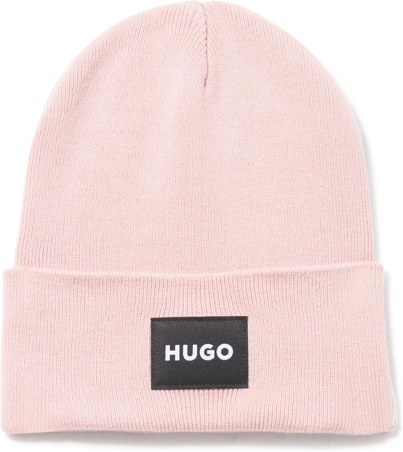 

Мужская вязаная шапка-бини HUGO Saretty с манжетами, Mauve