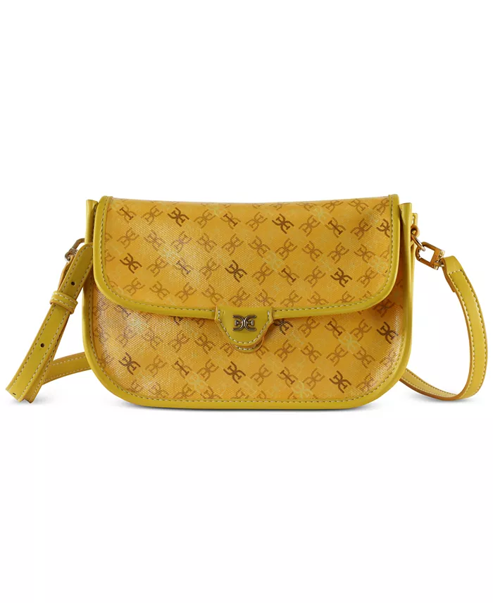 

Сумка кросс-боди Harper Monogram Sam Edelman, желтый