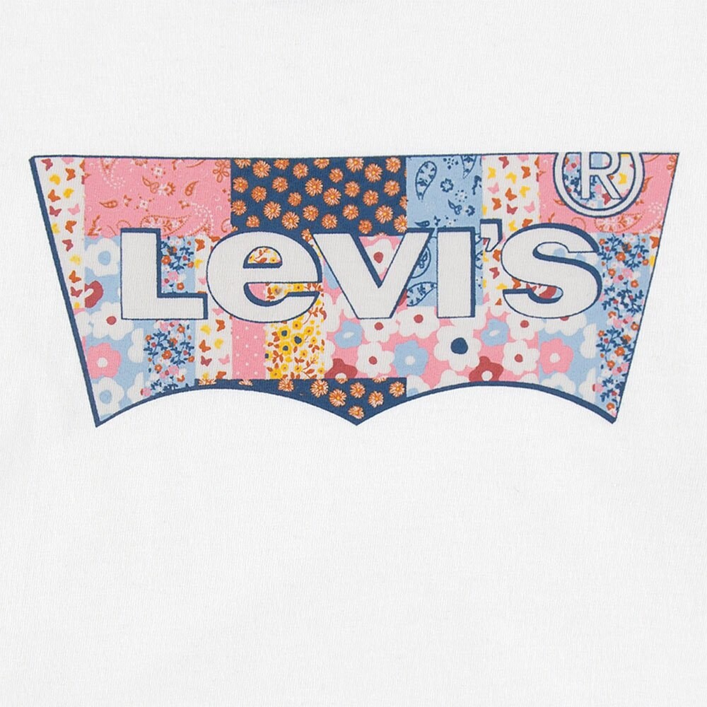Футболка Levi´s Meet&Greet Organic Short Sleeve Round Neck, белый — фото 3