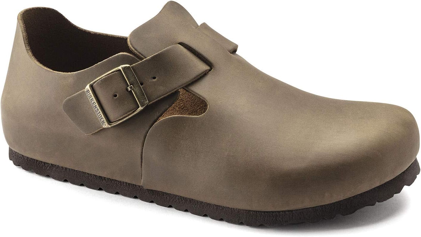 Мужские сабо Birkenstock London, зеленый/хаки