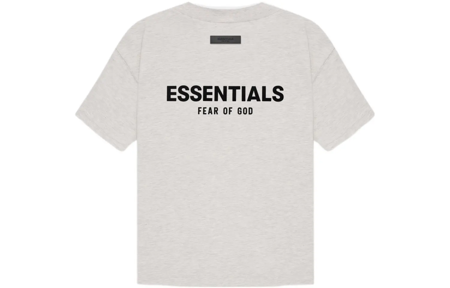 Футболка Fear of God Essentials SS22 T-Shirt 'Light Oatmeal' 125BT212062F, серый — фото 2
