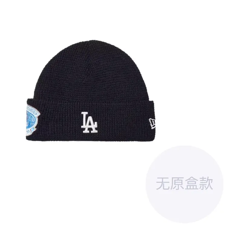 

New Era Акриловая вязаная шапка унисекс черная, Black