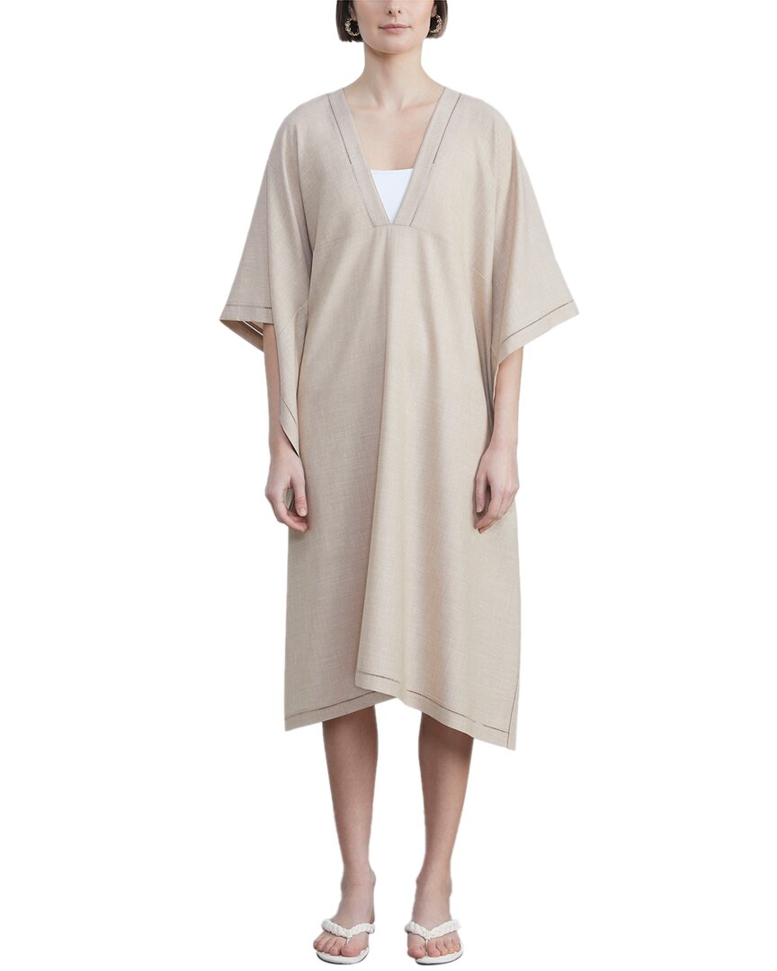 

Шорты Lafayette 148 New York Hurston Wool, Silk, & Linen-Blend Kaftan Lafayette 148 New York, коричневый