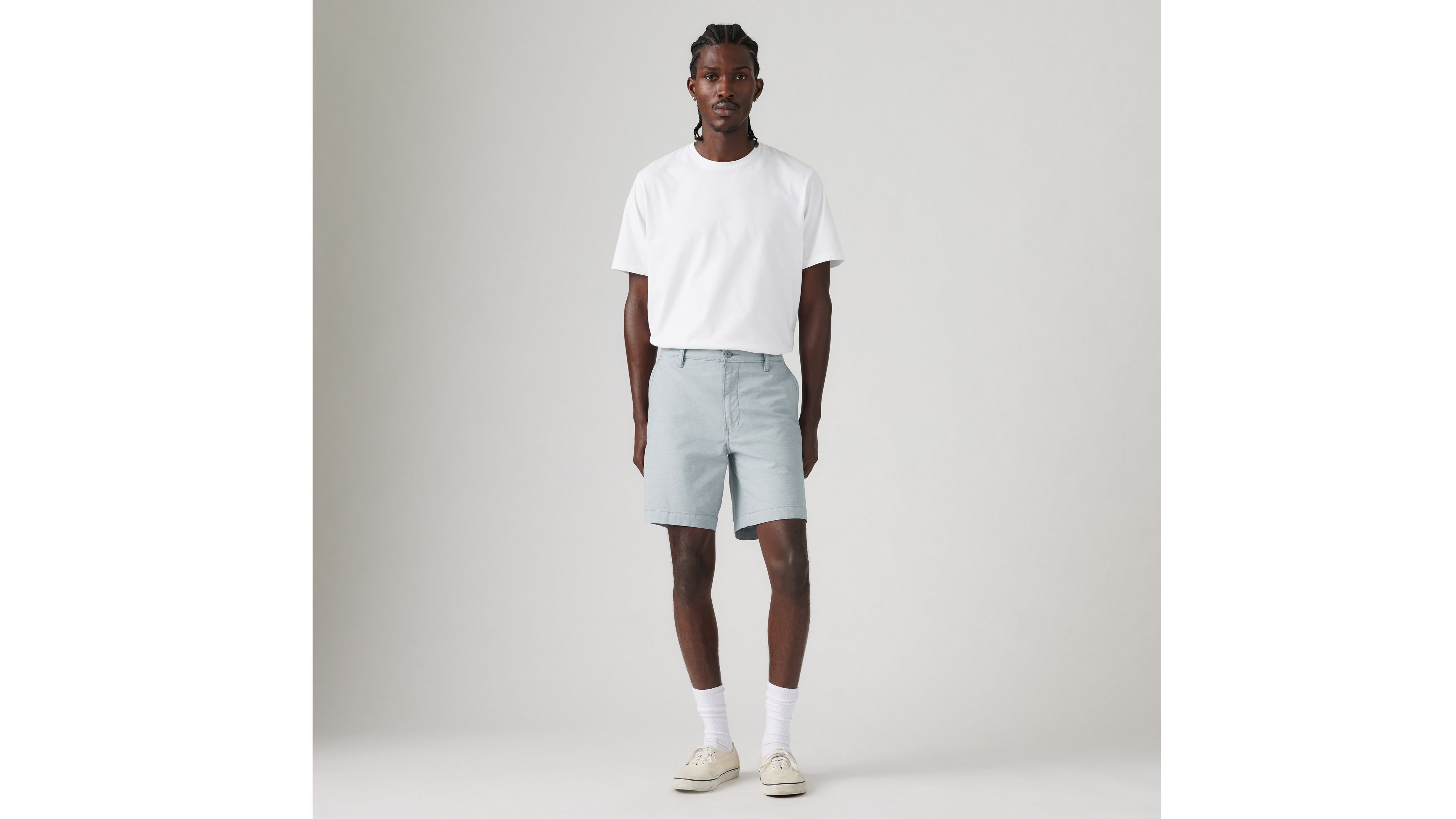 Мужские шорты Levi's Xx Chino свободного кроя длиной 8 дюймов Levi's, Blue Fusion - Blue — фото 2
