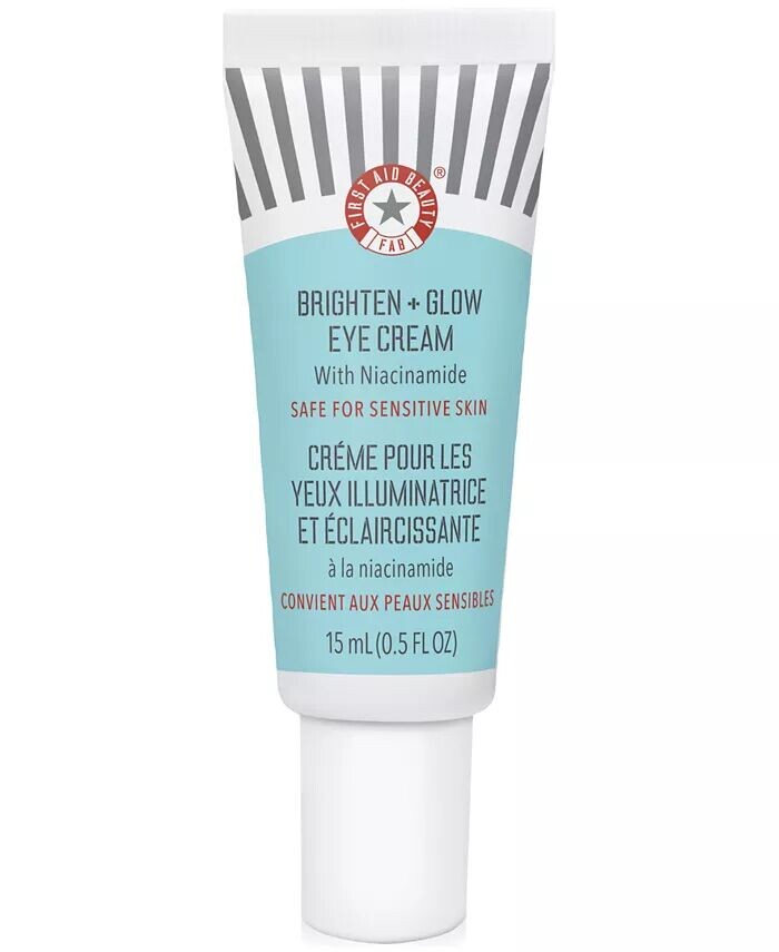 

Крем для глаз Brighten + Glow с ниацинамидом, 0,5 унции First Aid Beauty